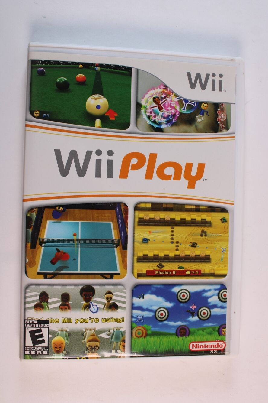 Wii Play (Nintendo Wii) Authentic, Complete, Tested/works great